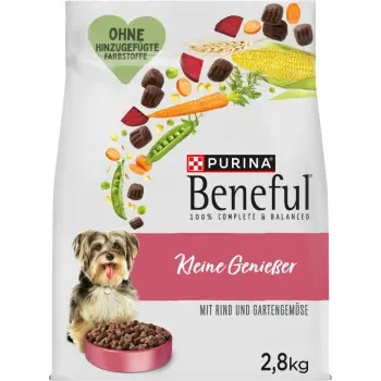 Beneful Purina Trockenfutter, Adult, Kleine Genießer, Rind & Gartengemüse